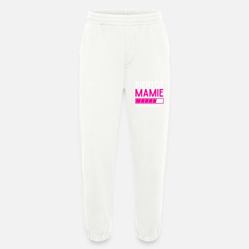 Oma bald bitte warten - Heavyweight Jogginghose - made by SPREAD  - OFF WHITE