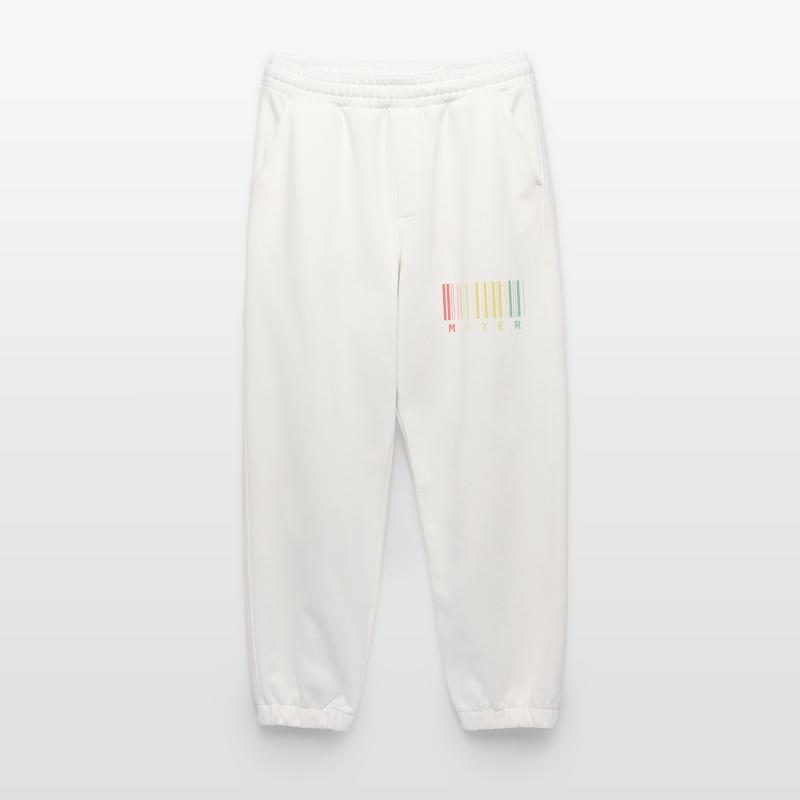 Meyer Familienname Balkencode Barcode Geschenk Heavyweight Jogginghose - made by SPREAD 