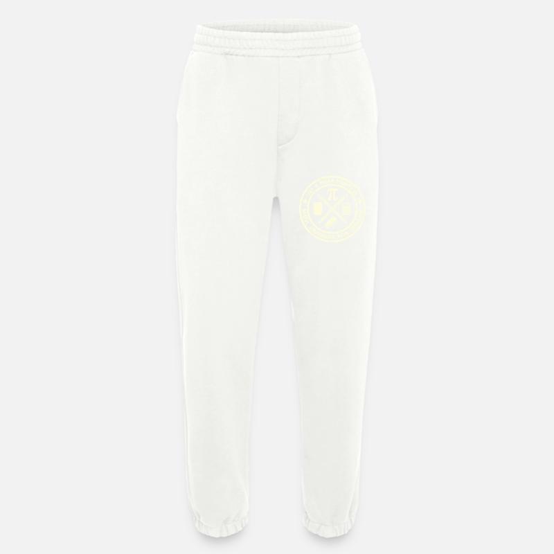 Math, Grammar Adn Spelling - Heavyweight Jogging Pants - made by SPREAD  - OFF WHITE