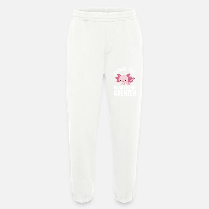 Axolotl - Heavyweight Jogging Pants - made by SPREAD  - OFF WHITE