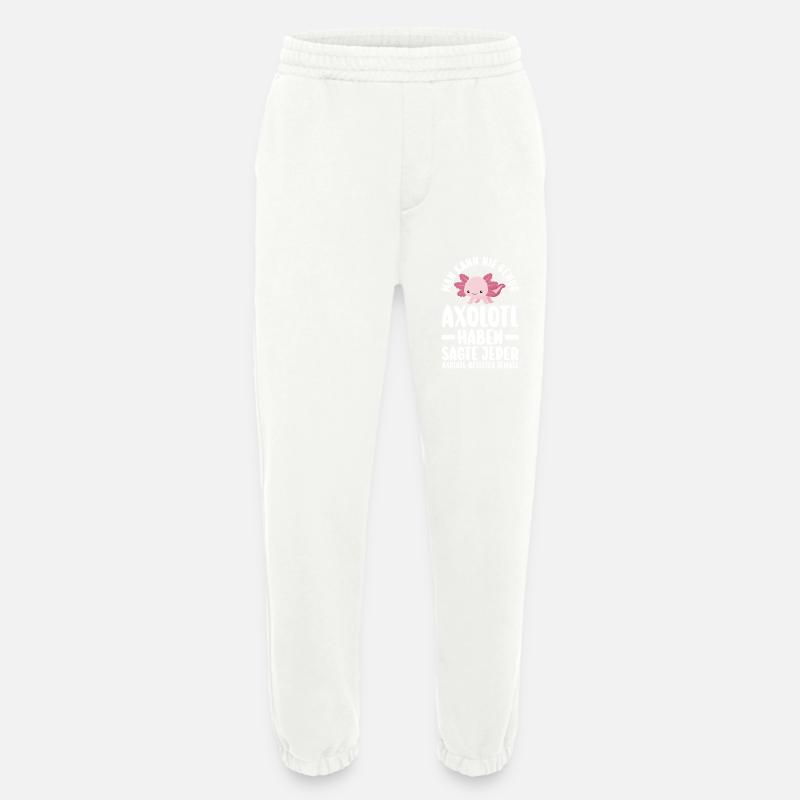 Axolotl - Heavyweight Jogginghose - made by SPREAD  - OFF WHITE