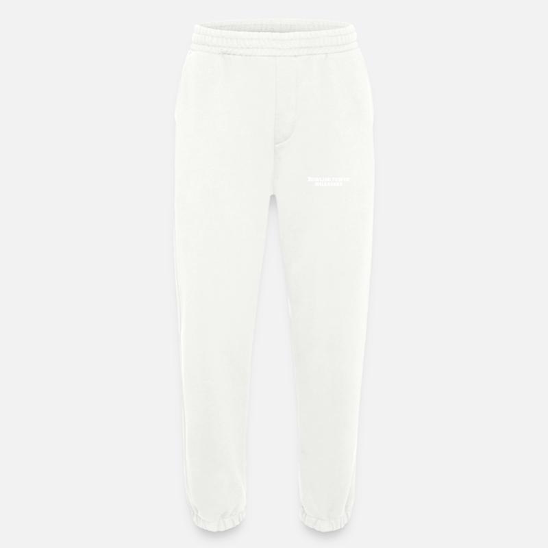 Bowling - Bowling power unleashed - Heavyweight Jogging Pants - made by SPREAD  - OFF WHITE