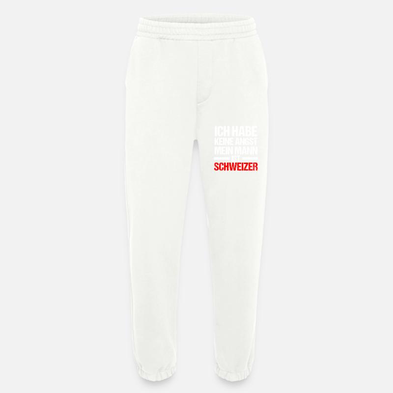 Schweizer Schweiz - Heavyweight Jogginghose - made by SPREAD - OFF WHITE