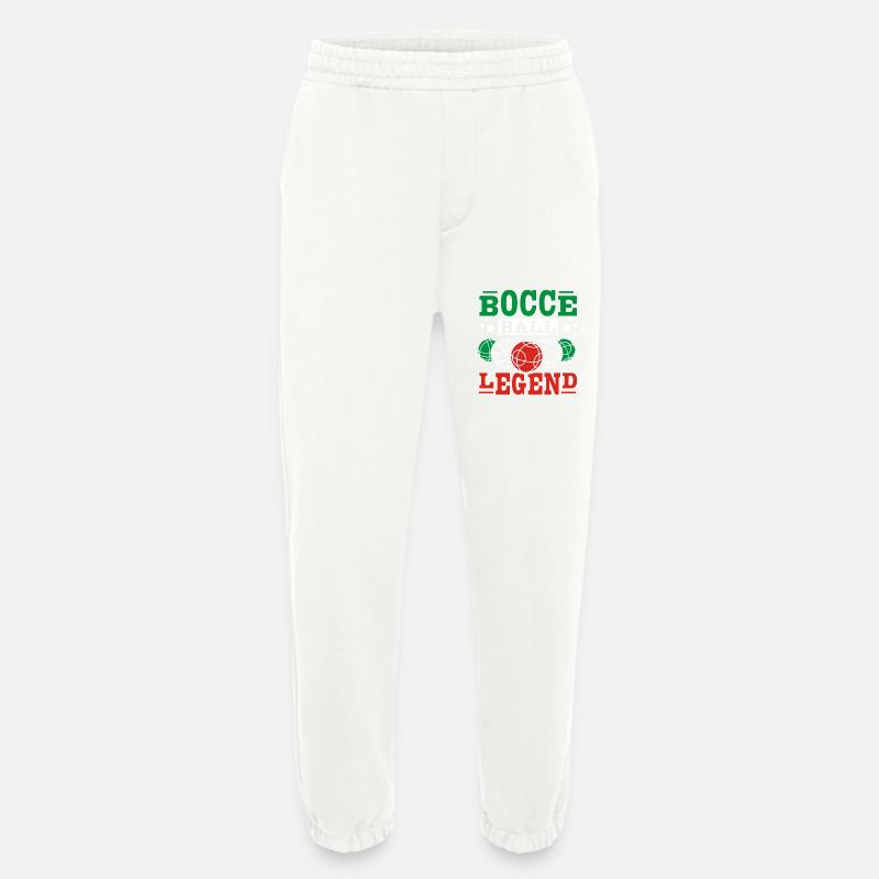 Bocce ball legend - Heavyweight Jogginghose - made by SPREAD  - OFF WHITE