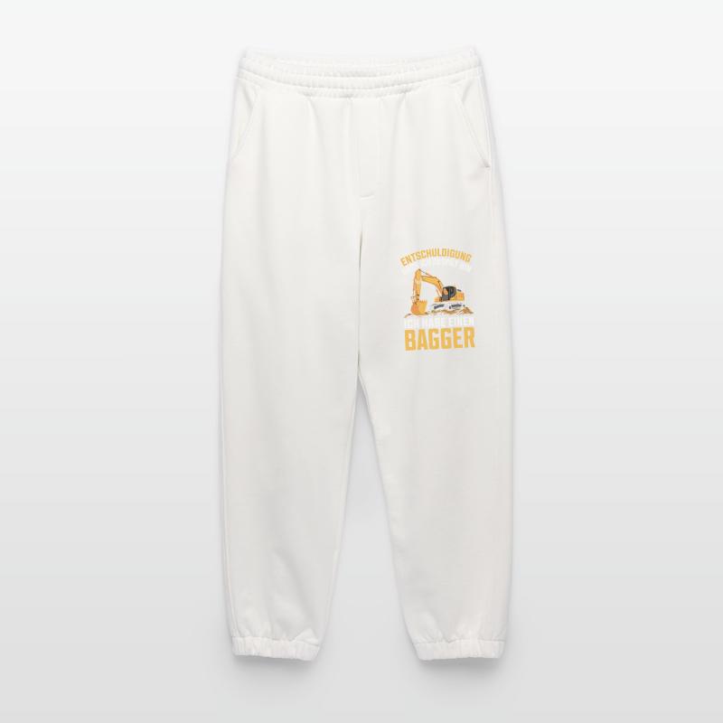 Excavator Driver Construction Worker Construction Site Construction Machine Heavyweight Jogging Pants - made by SPREAD 