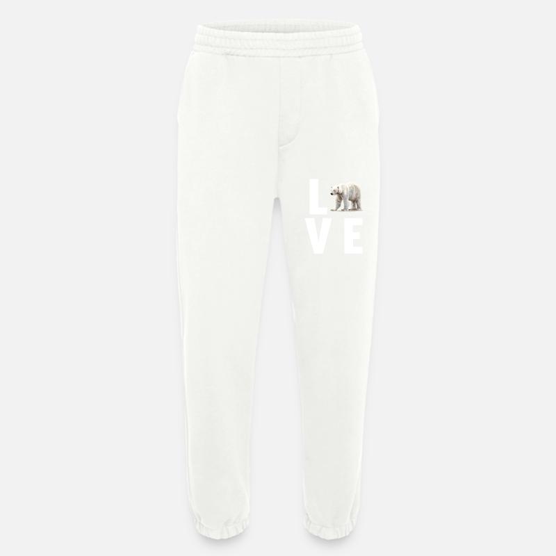 Polar Bear Eisbären Eisbär - Heavyweight Jogginghose - made by SPREAD  - OFF WHITE