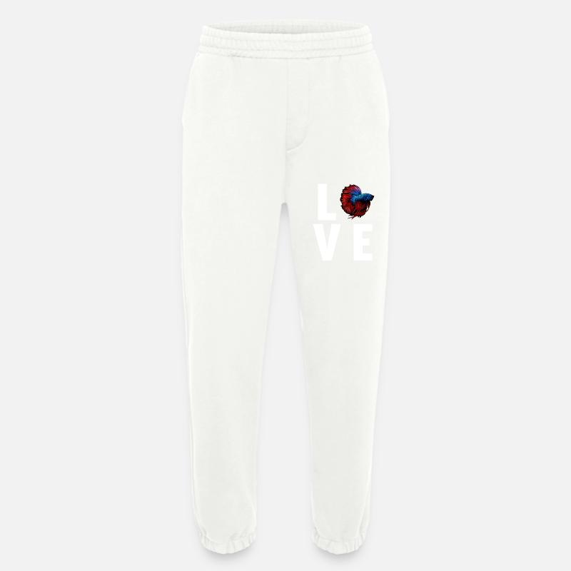 Bettas Betta Fish Betta - Heavyweight Jogging Pants - made by SPREAD - OFF WHITE