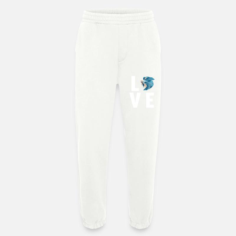 Bettas Betta Fish Betta - Heavyweight Jogging Pants - made by SPREAD  - OFF WHITE