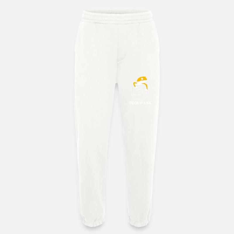 Leopard Gecko - Heavyweight Jogging Pants - made by SPREAD  - OFF WHITE