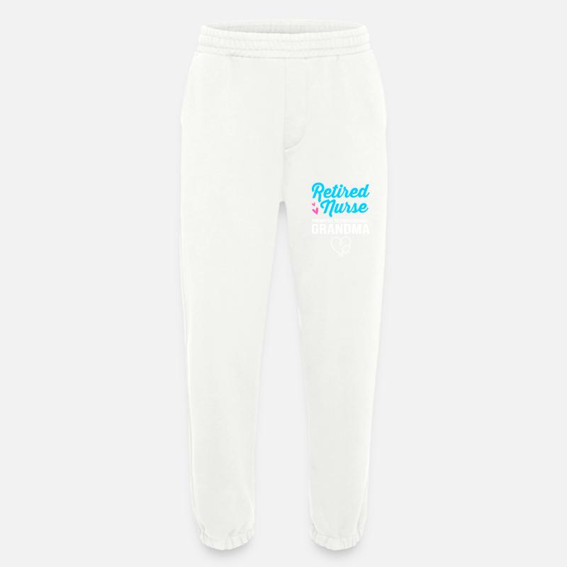 Krankenschwester Rente - Heavyweight Jogginghose - made by SPREAD  - OFF WHITE