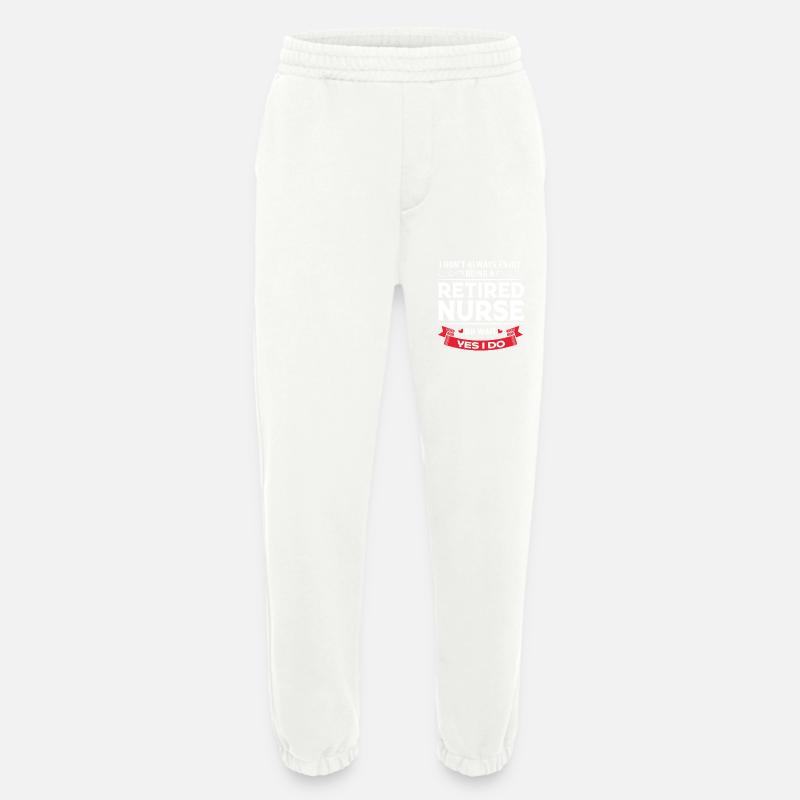 Krankenschwester Rente - Heavyweight Jogginghose - made by SPREAD  - OFF WHITE