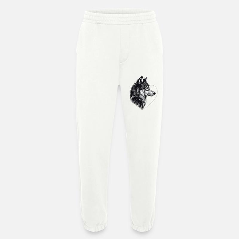 Wolf - Heavyweight Jogginghose - made by SPREAD  - OFF WHITE