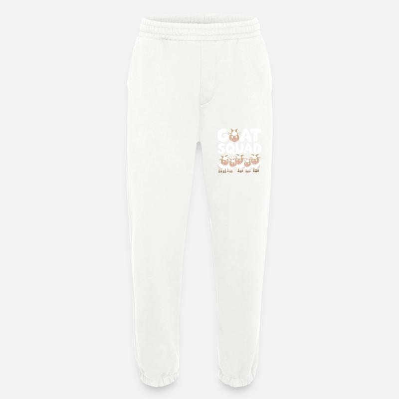 Ziege Gruppen Design Ziege Squad - Heavyweight Jogginghose - made by SPREAD  - OFF WHITE