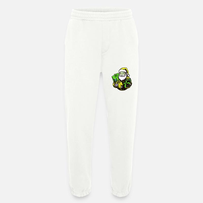 Weihnachtsmann Geschenke - Heavyweight Jogginghose - made by SPREAD  - OFF WHITE