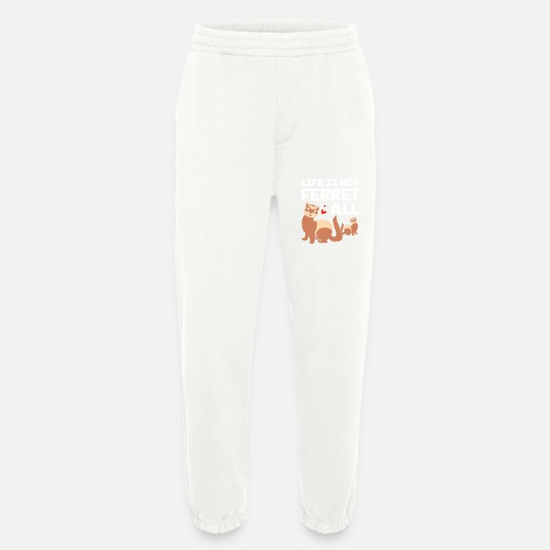 Frettchen - Heavyweight Jogginghose - made by SPREAD  - OFF WHITE