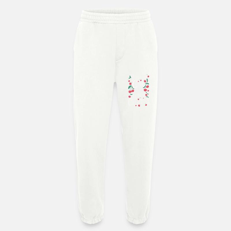 Kirsche Kirschen Früchte Essen - Heavyweight Jogginghose - made by SPREAD  - OFF WHITE