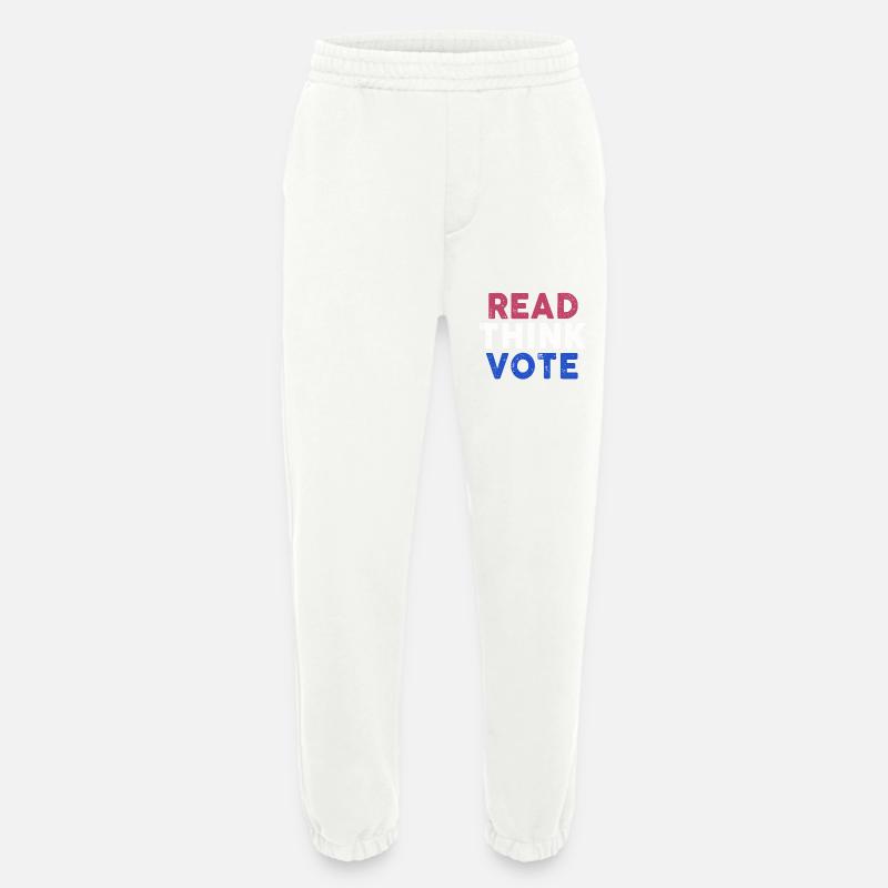 Read Think Vote - Heavyweight Jogginghose - made by SPREAD  - OFF WHITE