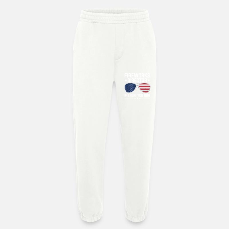 Pyrotechnics Fireworks Pyrotechnics - Heavyweight Jogging Pants - made by SPREAD - OFF WHITE