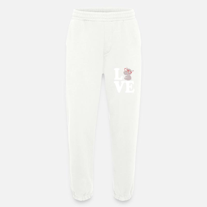 Nilpferd - Heavyweight Jogginghose - made by SPREAD  - OFF WHITE