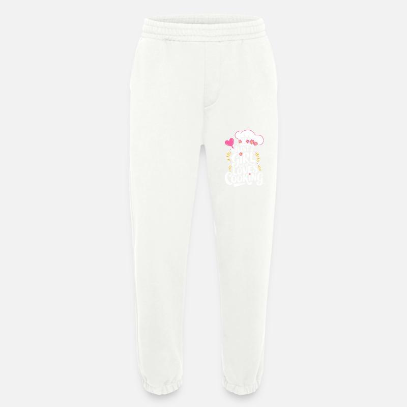 Chef Cooking Cheff Bäker - Heavyweight Jogging Pants - made by SPREAD  - OFF WHITE