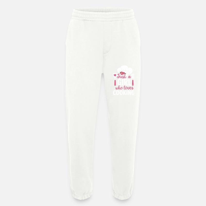 Chef Cooking Cheff Bäker - Heavyweight Jogging Pants - made by SPREAD  - OFF WHITE