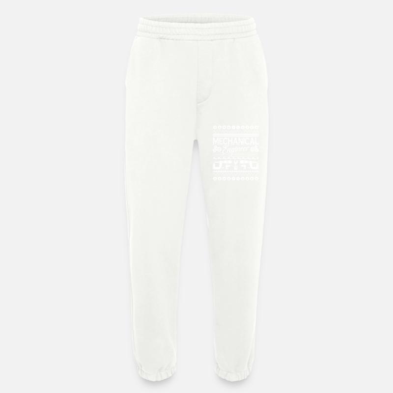 Funny Mechanical Engineer Christmas - Heavyweight Jogging Pants - made by SPREAD  - OFF WHITE