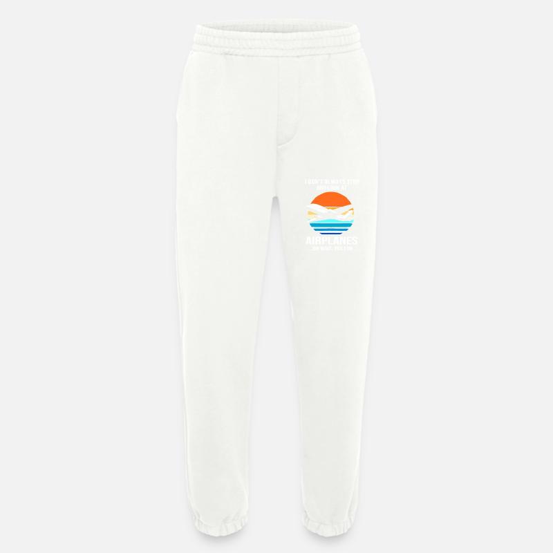 Pilot Flugzeug - Heavyweight Jogginghose - made by SPREAD - OFF WHITE
