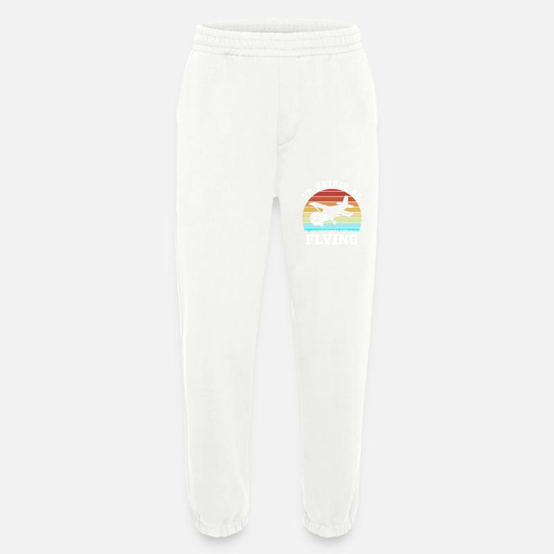 Pilot Flugzeug - Heavyweight Jogginghose - made by SPREAD  - OFF WHITE