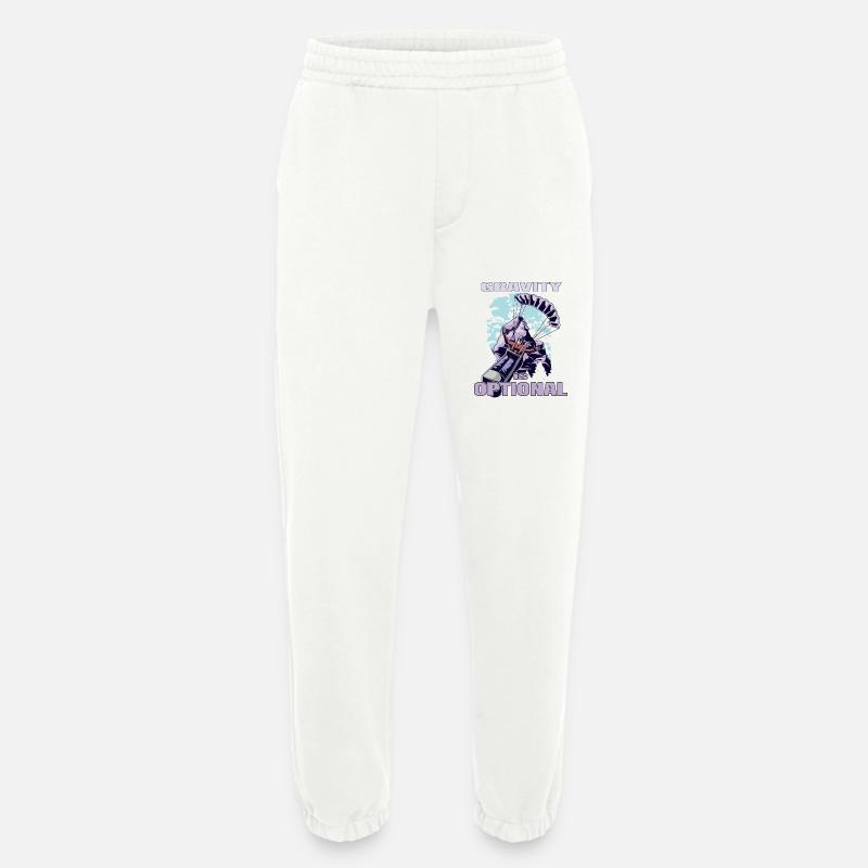 Gravity Is Optional – Paragliding Freedom - Heavyweight Jogging Pants - made by SPREAD  - OFF WHITE