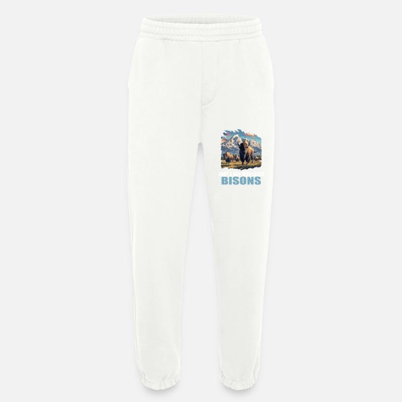 Bisons Bison - Heavyweight Jogginghose - made by SPREAD  - OFF WHITE