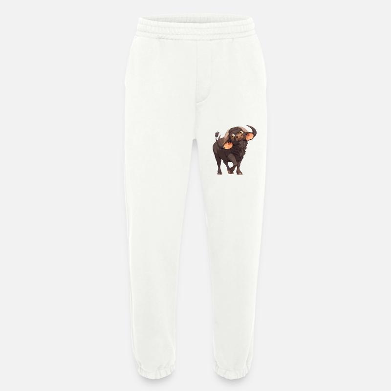 Buffalos Buffalo Büffel - Heavyweight Jogginghose - made by SPREAD  - OFF WHITE
