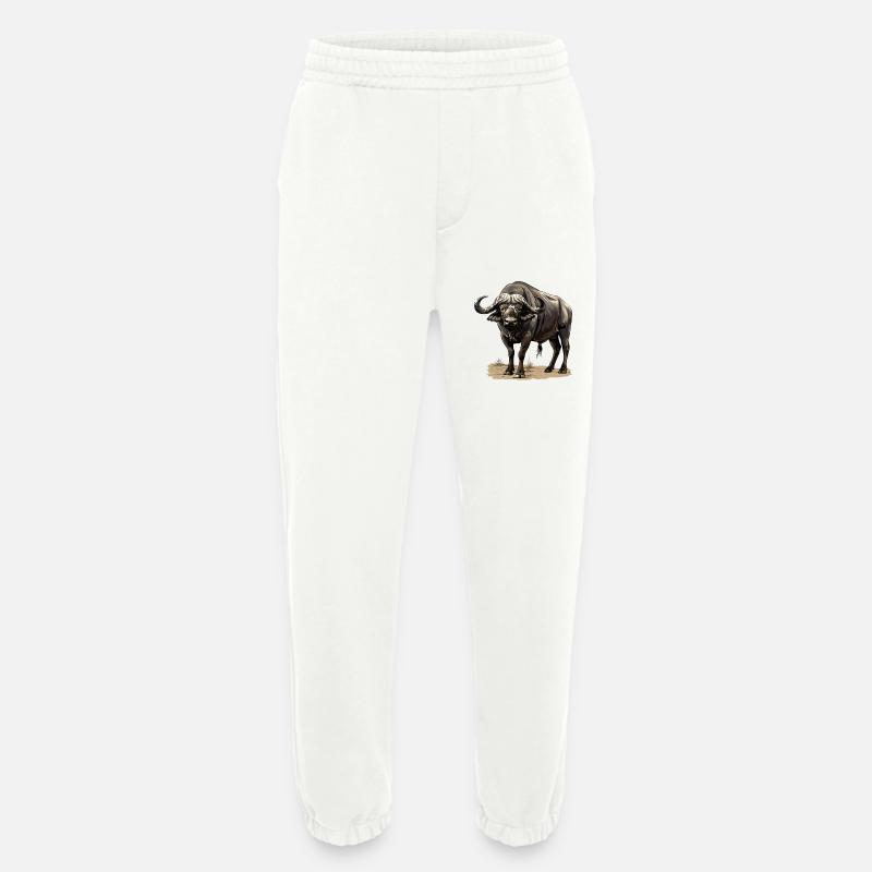 Buffalos Buffalo Büffel - Heavyweight Jogginghose - made by SPREAD  - OFF WHITE