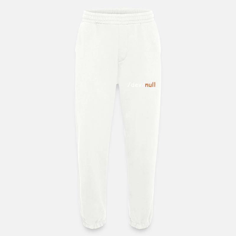 dev null - Heavyweight Jogginghose - made by SPREAD  - OFF WHITE