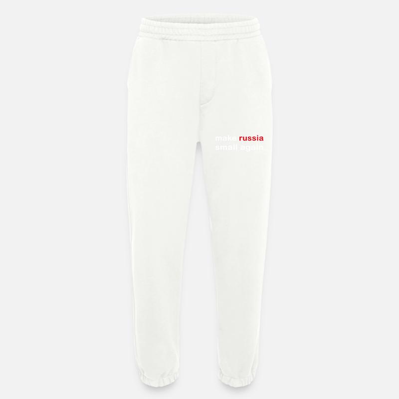 make russia small again - Heavyweight Jogginghose - made by SPREAD  - OFF WHITE