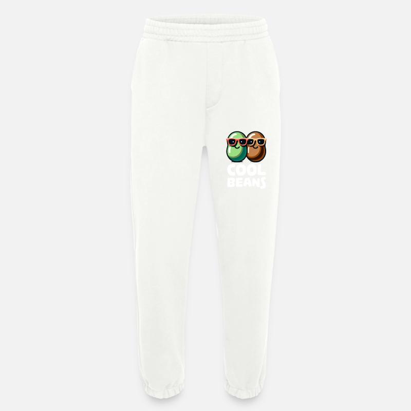 Coole Bohnen Lustiges Bohnendesign - Heavyweight Jogginghose - made by SPREAD  - OFF WHITE