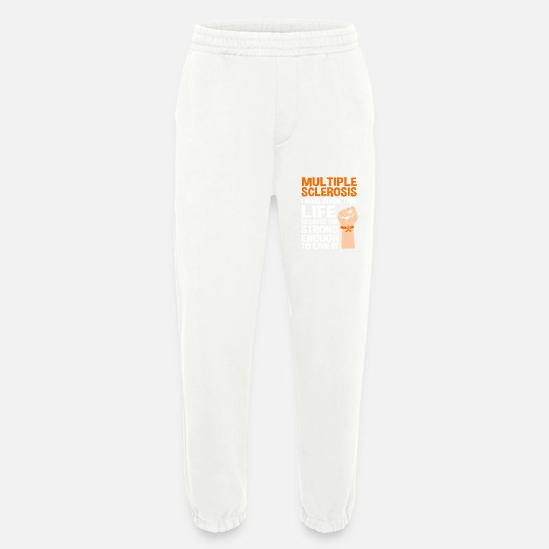 Multiple Sklerose MS - Heavyweight Jogginghose - made by SPREAD  - OFF WHITE