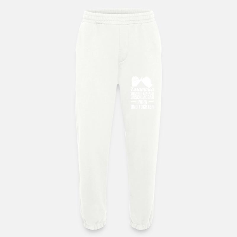 Papa Und Tochter - Heavyweight Jogginghose - made by SPREAD - OFF WHITE