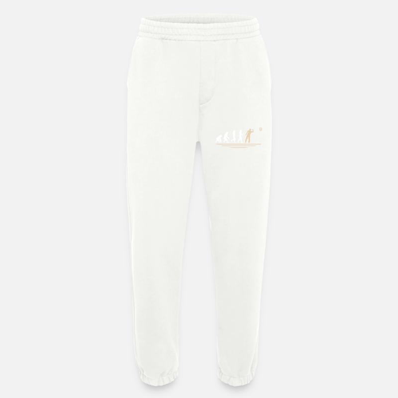 Dart d’art Dart d’évolution - Pantalon de jogging bio épais fabriqué en UE - OFF WHITE