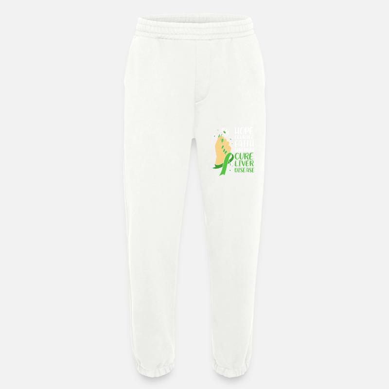 Lebererkrankung - Heavyweight Jogginghose - made by SPREAD  - OFF WHITE