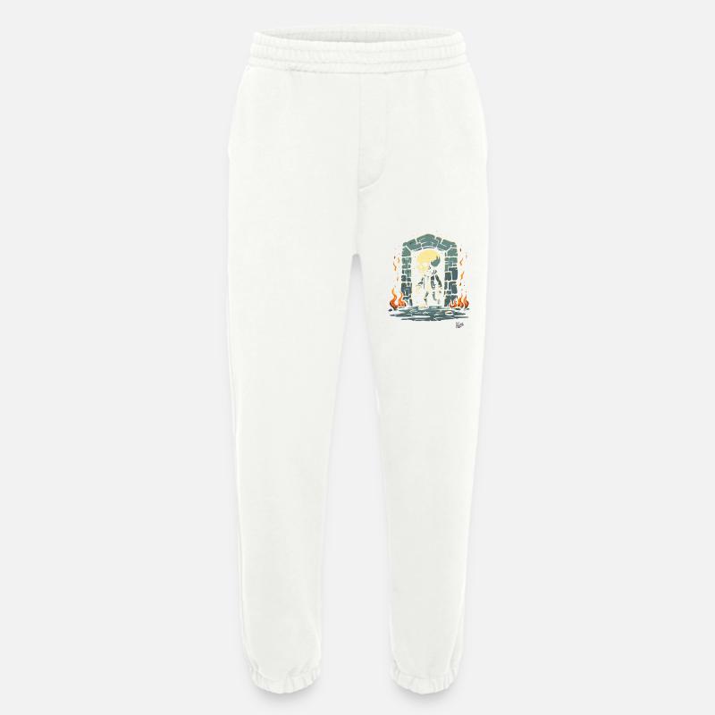 Skelett Dungeon Showtime - Heavyweight Jogginghose - made by SPREAD  - OFF WHITE
