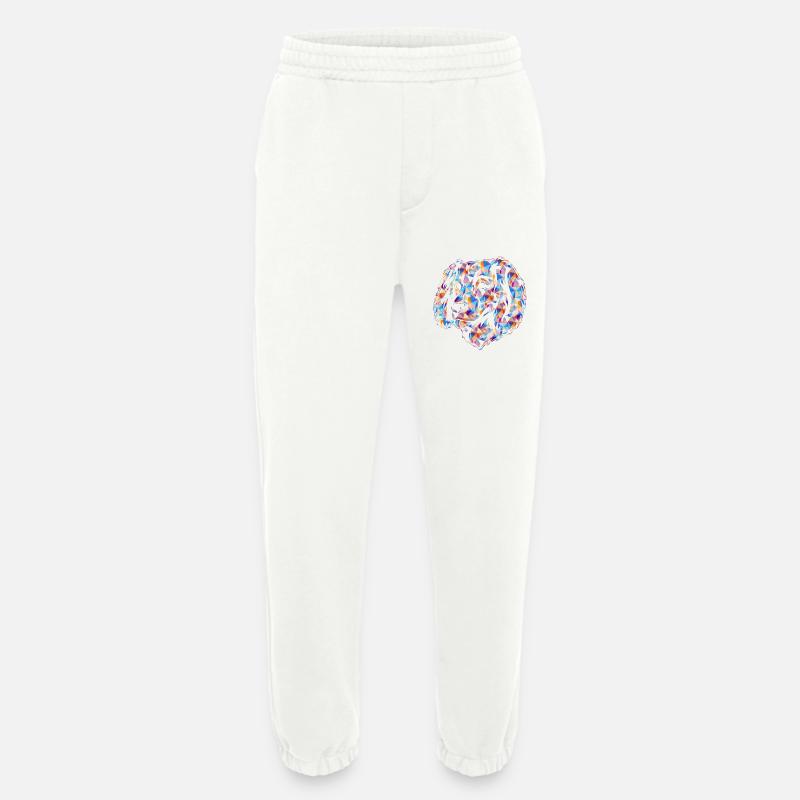 Boykin Spaniel Geometric - Heavyweight Jogging Pants - made by SPREAD  - OFF WHITE