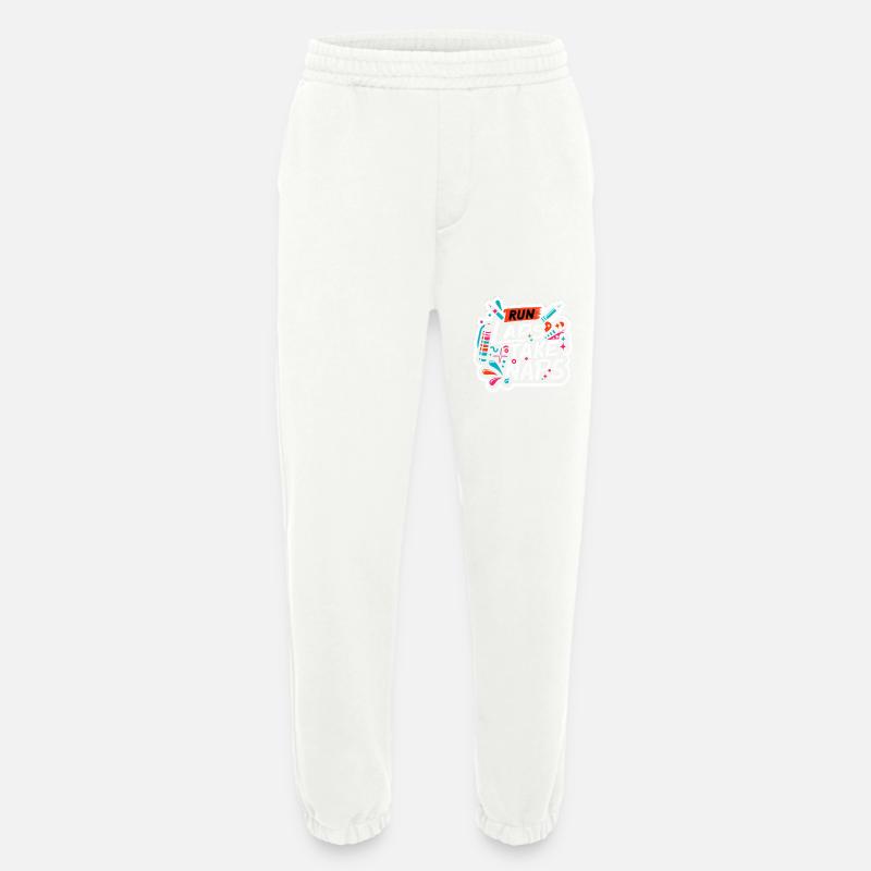 Run Laps Take Naps 5 - Heavyweight Jogginghose - made by SPREAD  - OFF WHITE