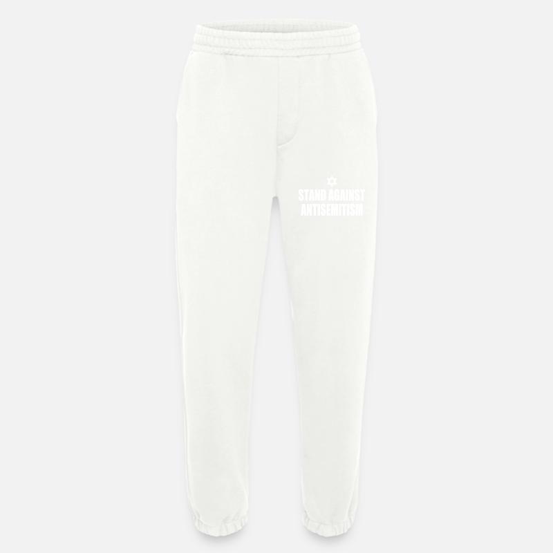 stand against antisemitism - Heavyweight Jogginghose - made by SPREAD - OFF WHITE