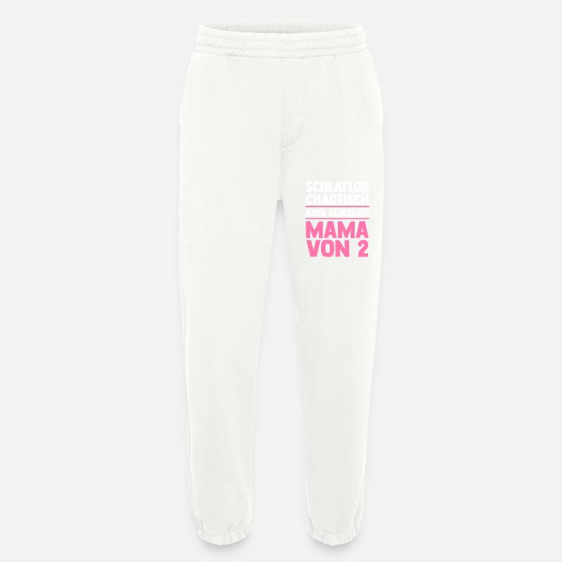 Mama Von 2 Kindern - Heavyweight Jogginghose - made by SPREAD  - OFF WHITE