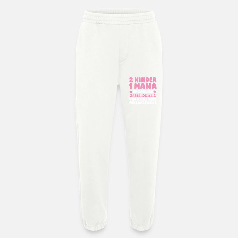 Mama Von 2 Kindern - Heavyweight Jogginghose - made by SPREAD - OFF WHITE