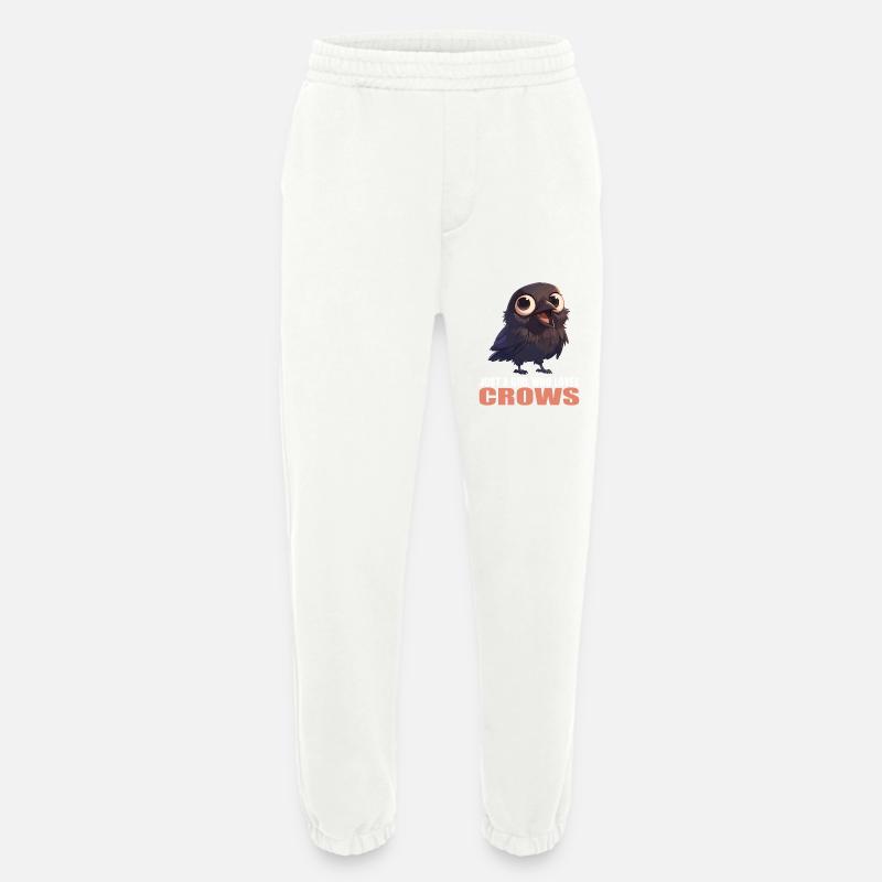 Krähen Krähe - Heavyweight Jogginghose - made by SPREAD  - OFF WHITE