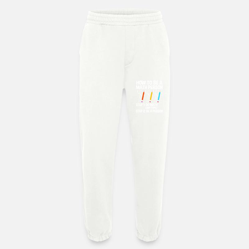 Mathematik - Heavyweight Jogginghose - made by SPREAD  - OFF WHITE