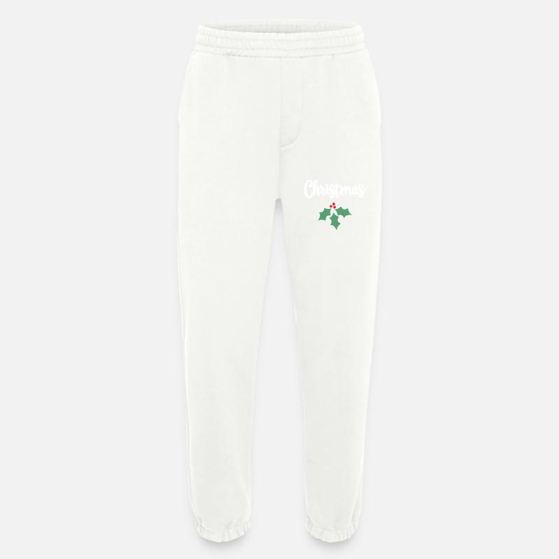 Weihnachts-Stechpalme - Heavyweight Jogginghose - made by SPREAD  - OFF WHITE