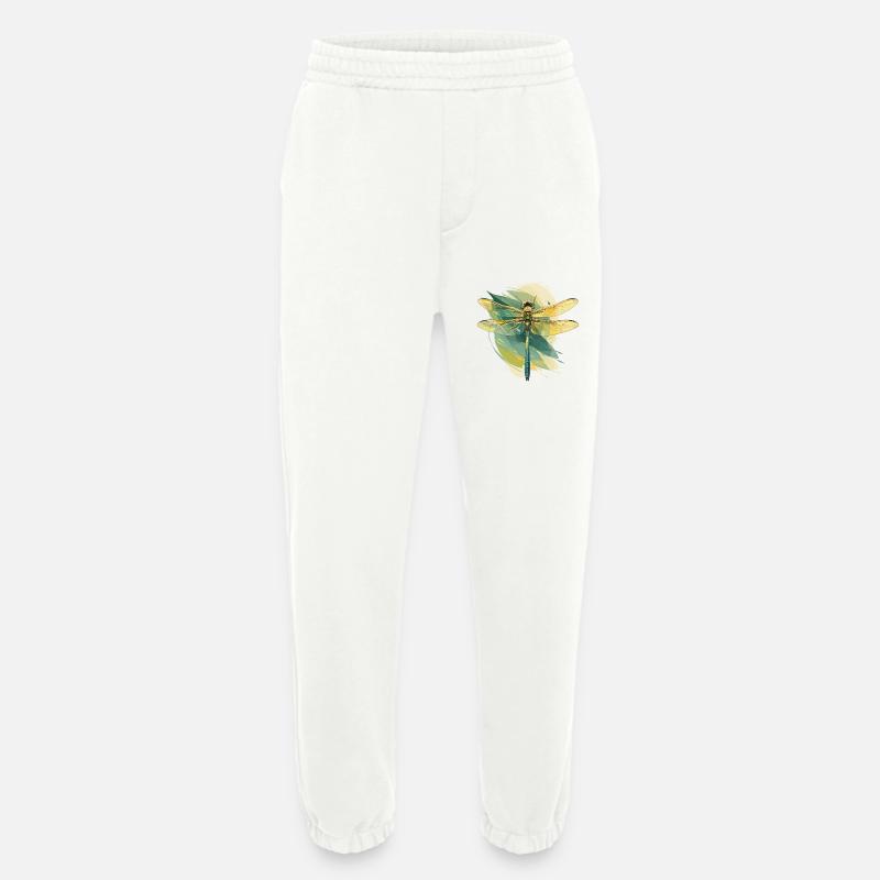 Libellules Libellule - Pantalon de jogging bio épais fabriqué en UE - OFF WHITE