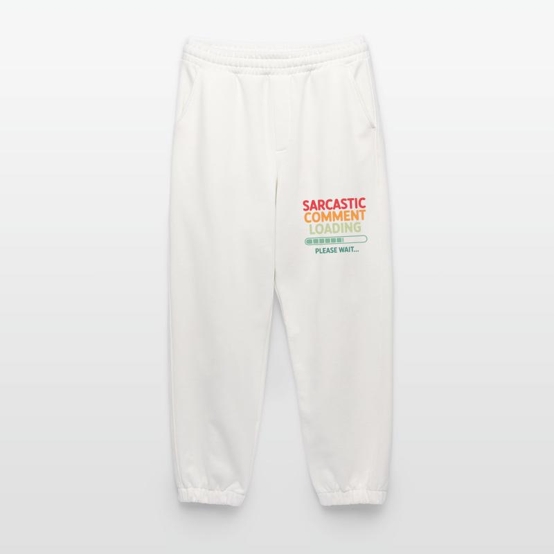 Sarcastic comment loading please wait Programmer Heavyweight Jogging Pants - made by SPREAD 